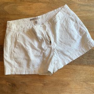 White Eyelet Shorts